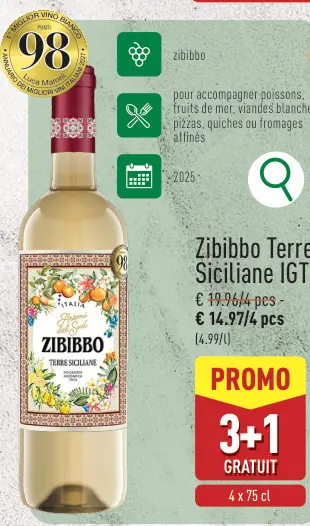 Offre: Zibibbo Terre Siciliane IGT