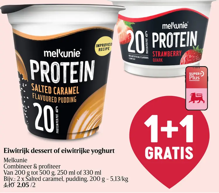 Promotie: Eiwitrijk dessert of eiwitrijke yoghurt