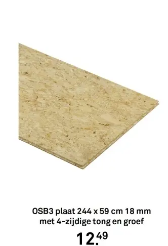 Aanbieding: OSB3 plaat