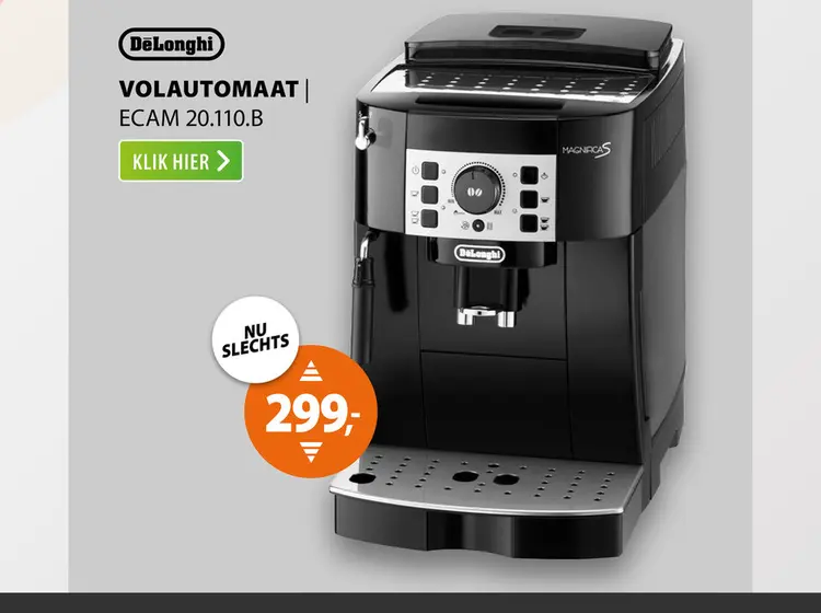 Aanbieding: DeLonghi ECAM20.110.B Zwart