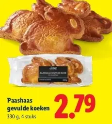 Aanbieding: Paashaas gevulde koeken