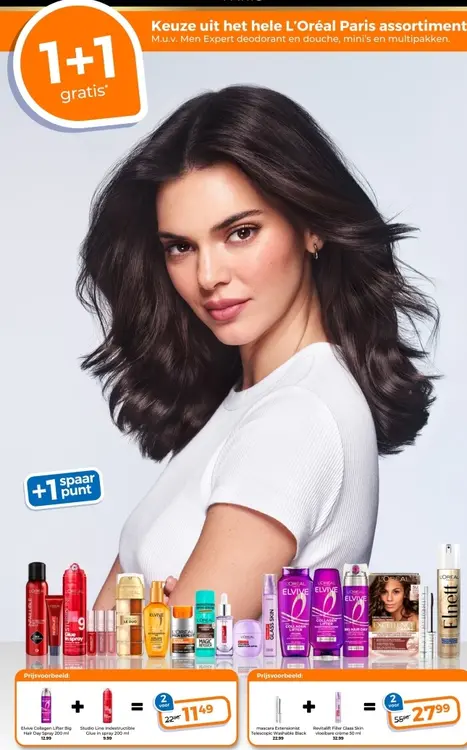 Aanbieding: 1+1 zoals: Elvive Collagen Lifter Big Hair Day Spray