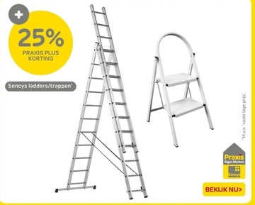 Aanbieding: Sencys ladders / trappen