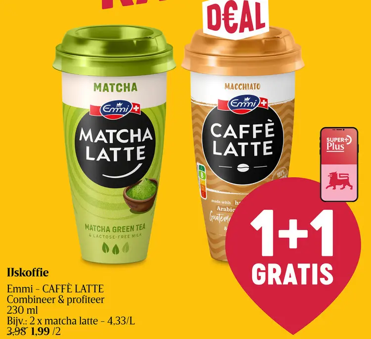 Promotie: Ijskoffie Emmi - CAFFÈ LATTE