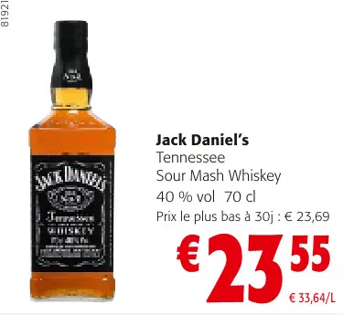 Offre: Jack Daniel's