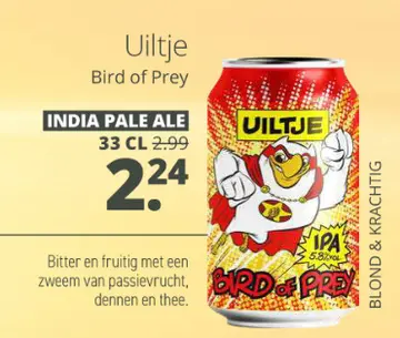 Aanbieding: Uiltje Bird of Prey India Pale Ale