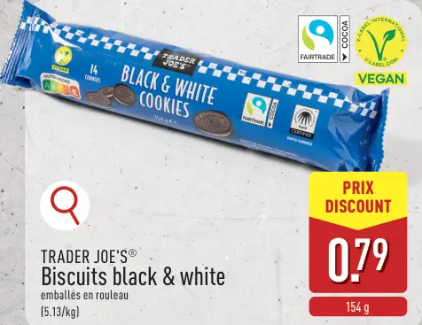 Offre: Biscuits black & white