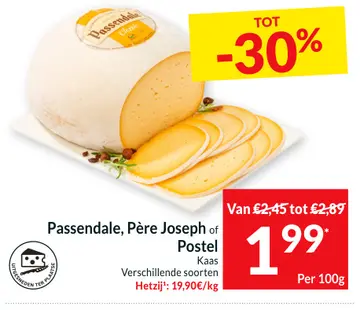 Aanbieding: Passendale, Père Joseph of Postel Kaas