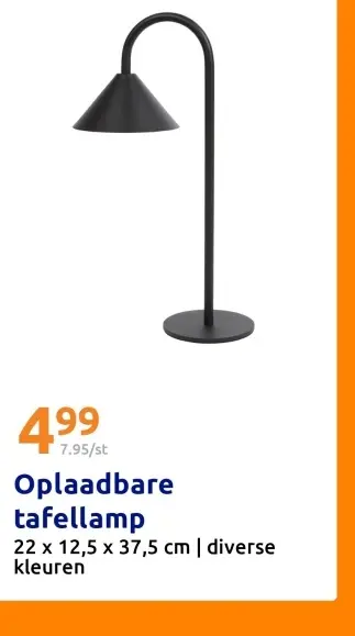 Aanbieding: Oplaadbare tafellamp