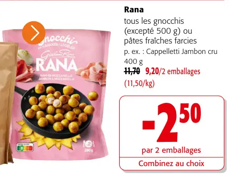 Offre: Gnocchi Ham & Mozzarella