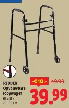 Aanbieding: Opvouwbare loopwagen