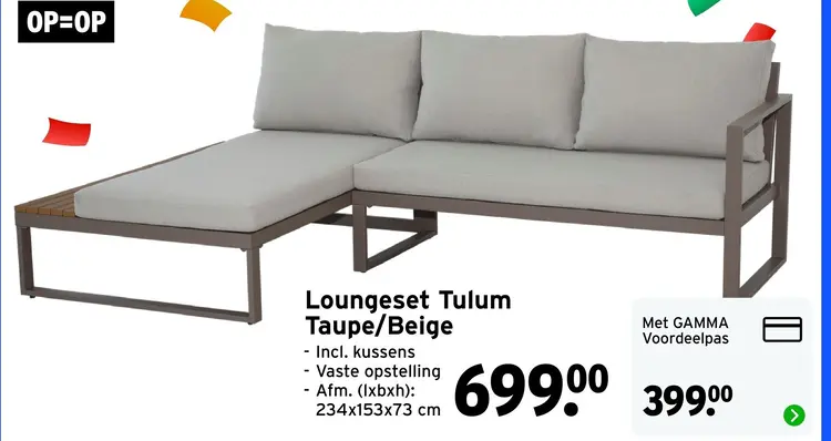 Aanbieding: Loungeset Tulum