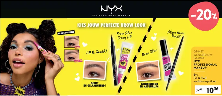 Promotie: Fill & Fluff wenkbrauwpotlood