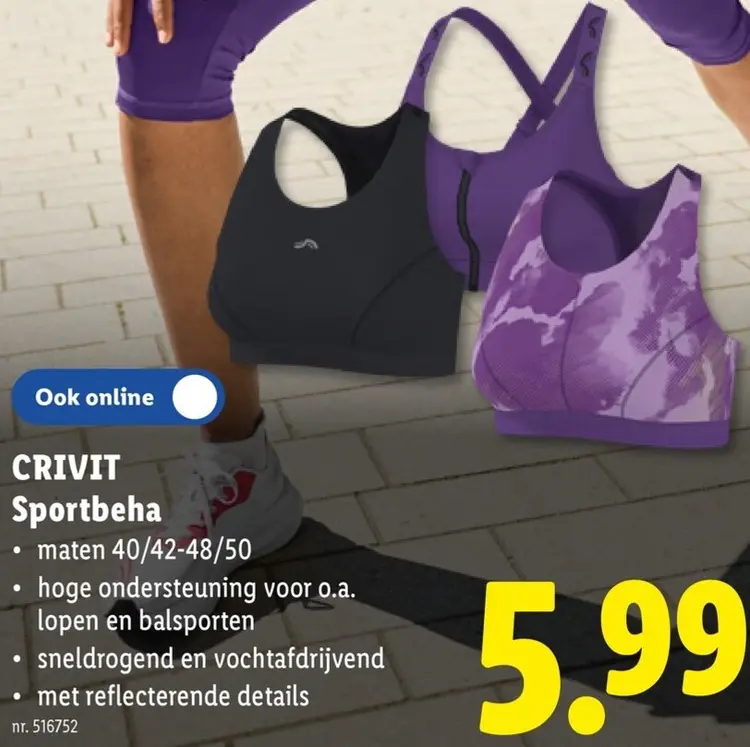 Promotie: Sportbeha