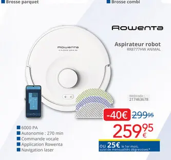 Offre: Aspirateur robot ANIMAL