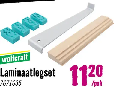 Aanbieding: WOLFCRAFT Legset voor parket/laminaat
