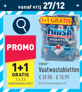 Aanbieding: Vaatwastabletten