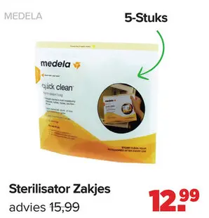 Aanbieding: Sterilisator Zakjes