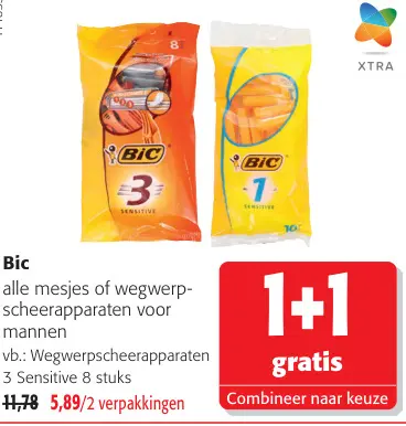 Promotie: Alle mesjes of wegwerp-scheerapparaten voor mannen