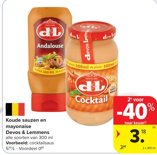 Promotie: Koude sauzen en mayonaise