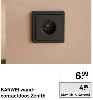 Aanbieding: Wand-contactdoos Zenith