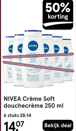 Aanbieding: Crème Soft douchecrème