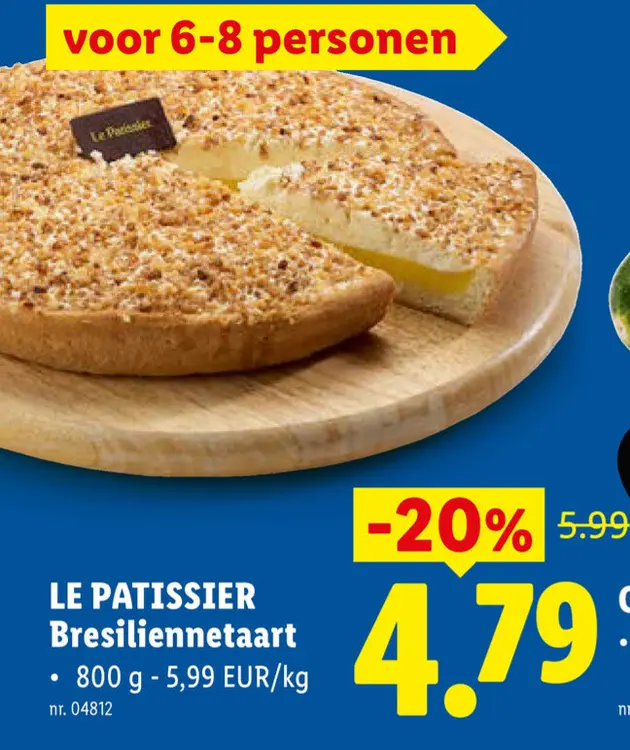 Promotie: Bresiliennetaart
