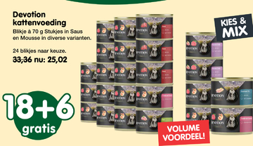 Aanbieding: Devotion kattenvoeding