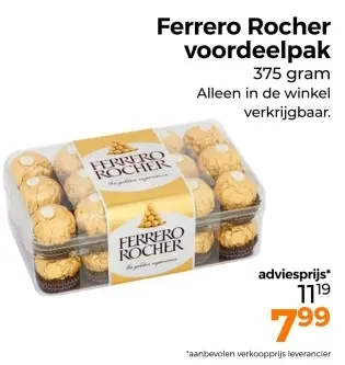 Aanbieding: Ferrero Rocher voordeelpak