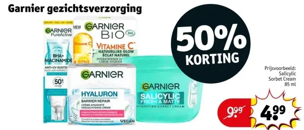 Aanbieding: Garnier gezichtsverzorging