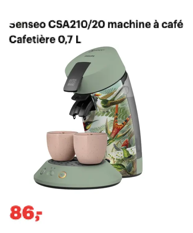 Offre: senseo CSA210/20 machine à café