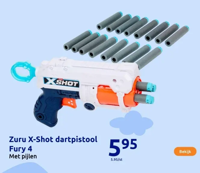 Aanbieding: X-Shot dartpistool Fury 4