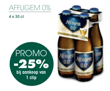 Promotie: Affligem 0%