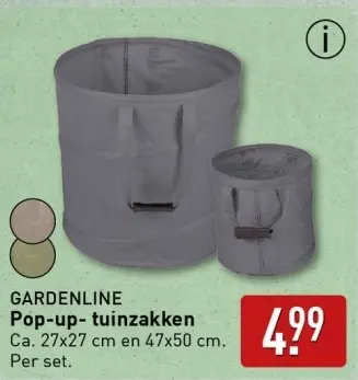 Aanbieding: Pop-up- tuinzakken
