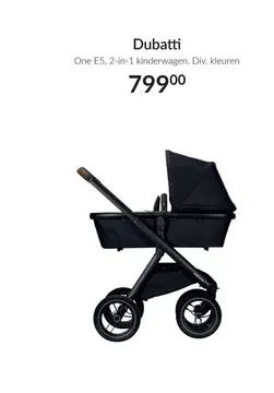 Aanbieding: One E5, 2-in-1 kinderwagen