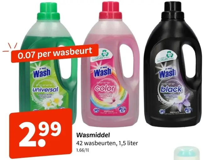 Promotie: Wasmiddel