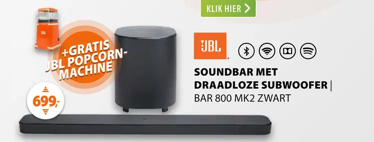 Aanbieding: JBL Bar 800 MK2 Zwart