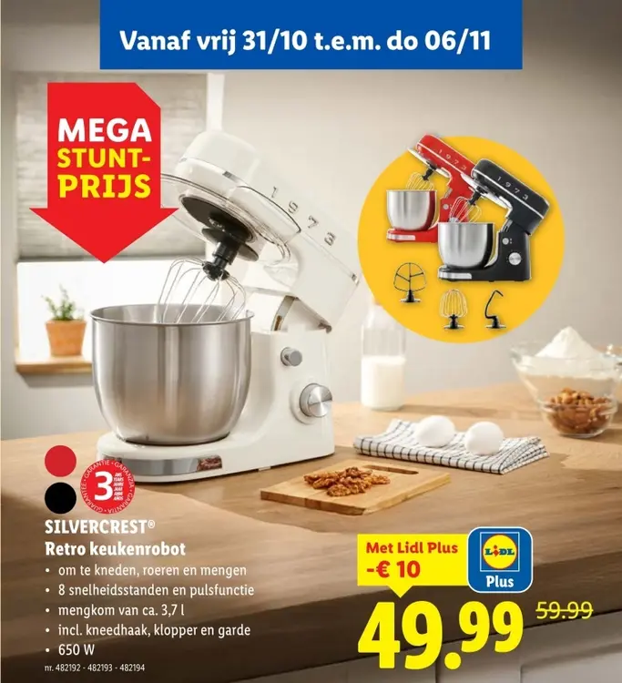 Aanbieding: Retro keukenrobot
