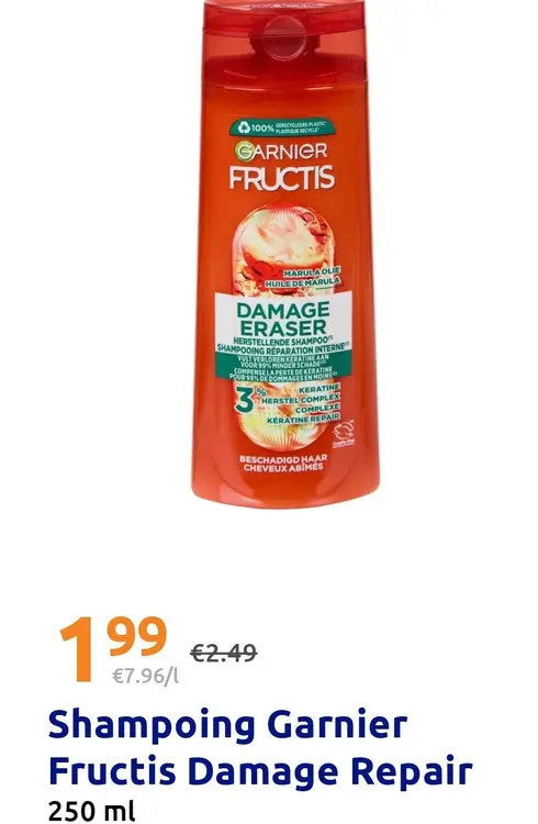 Offre: Shampoing Garnier Fructis Damage Repair