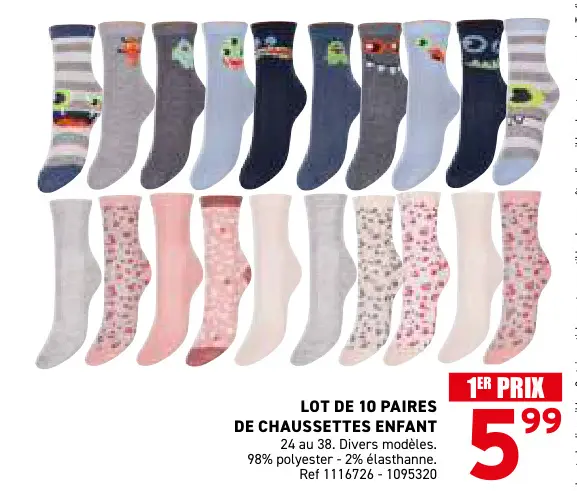 Offre: Chaussettes enfant