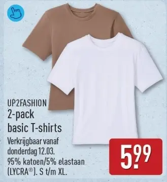 Aanbieding: basic T-shirts