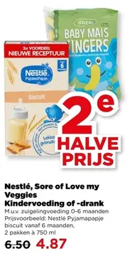 Aanbieding: Nestlé, Sore of Love my Veggies Kindervoeding of -drank