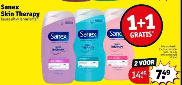 Aanbieding: Sanex Skin Therapy