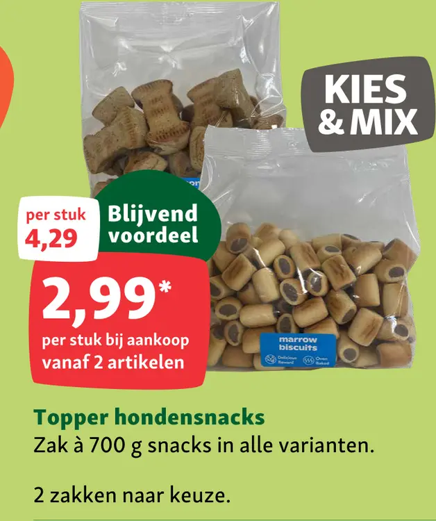 Aanbieding: Topper hondensnacks