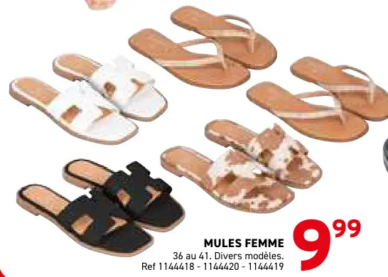 Offre: Mules femme