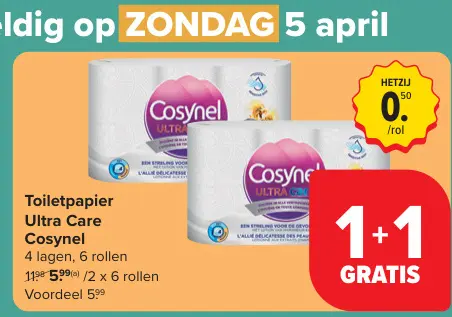 Promotie: Toiletpapier Ultra Care