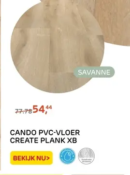 Aanbieding: CANDO PVC-VLOER CREATE PLANK XB