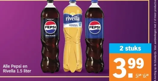 Aanbieding: Pepsi en Rivella