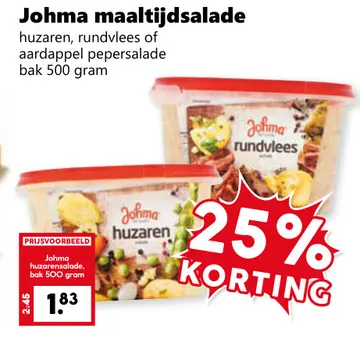 Aanbieding: Johma maaltijdsalade