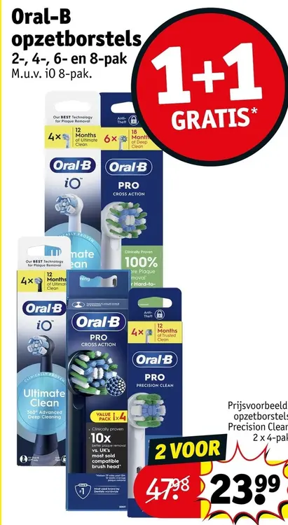 Aanbieding: Oral-B opzetborstels